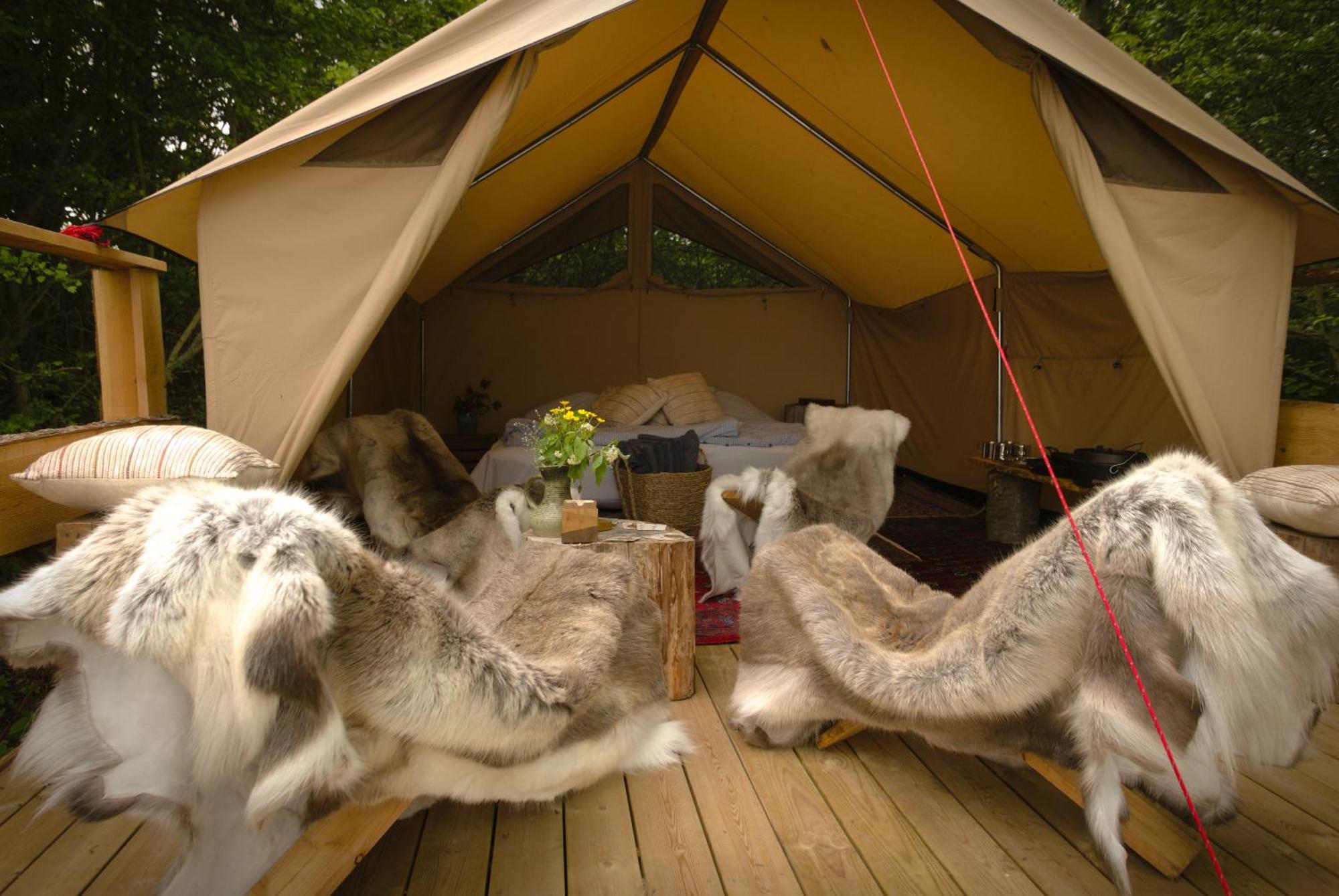 Naturlig Pa Korsgarden Glamping Nysted ภายนอก รูปภาพ