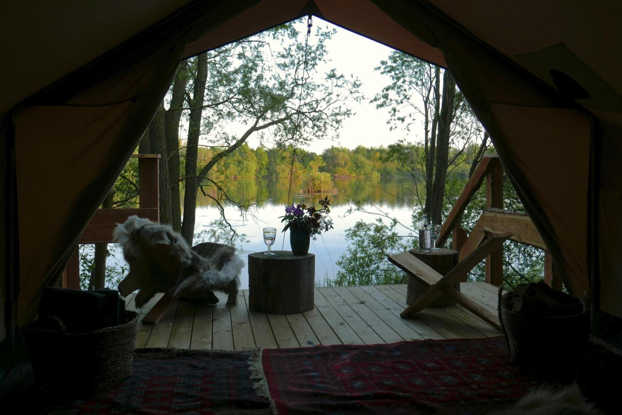 Naturlig Pa Korsgarden Glamping Nysted ภายนอก รูปภาพ